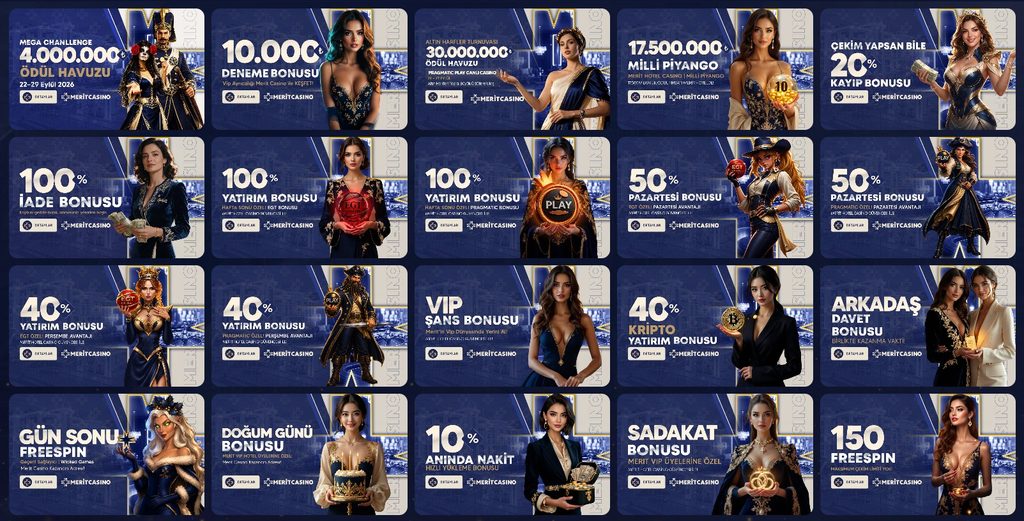 Meritcasino bonusları