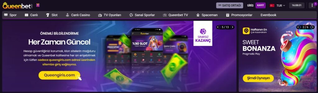 Queenbet sitesi
